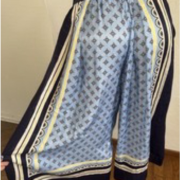 LIKE NEW Maeve Blue Wide-Leg Jumpsuit - Picture 3 of 3